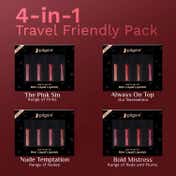Pilgrim Matte Me Up! Mini 4 In 1 Liquid Lipstick - The Pink Sin (4 pcs)