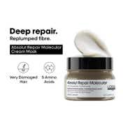 L'OREAL PROFESSIONNEL Absolut Repair Molecular Deep Repairing Cream Mask For Very Damaged Hair (250 ml)