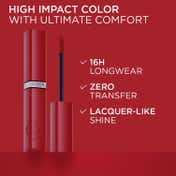 L'Oreal Paris Infallible Laque Resistance Liquid Lipstick - 520 Berry Bordeaux (4 ml)