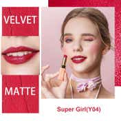 Oulac Velvet Matte Lipstick - Y04-Super Girl (3.6 g)