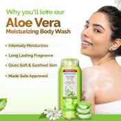 Mamaearth Aloe Vera Moisturizing Body Wash with Calming Jasmine Scent (275 ml)