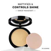 PAC Matte Touch Compact Powder Buildable Coverage Lightweight Sweat Resistant - 110 Almond (12 g)