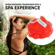 VEGA Mini Loofah for Men & Women Exfoliating Bath Sponge for Dead Skin Removal Pack of 2 (BA-3/12)