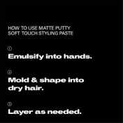 Sebastian Professional Matte Putty Soft Touch Styling Paste (75 ml)
