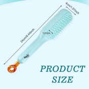 Ktein Self-Cleaning Anti-Static Hair Brush with Retractable Rotary Lift Comb