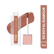 TNW The Natural Wash Comfy Matte Liquid Lipstick, Weightless, Hydrating - 02 Royal Rumour (3 ml)