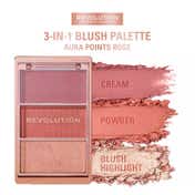 Makeup Revolution Blush Icon Palette - Aura Points Rose (9.8 g)