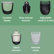 Philips 10-In-1 Multipurpose Trimmer for Face & Body for Men MG3931-15