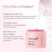 medicube PDRN Pink Collagen Toning Gel Toner Pad (120 ml - 70 Pads)