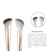 PAC SDE 04 Dual Ended Contour & Blush Brush - Ergonomic Design Ultra Soft Bristles Vegan (1 pc)
