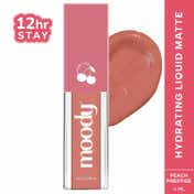 Moody Drip Matte Liquid Lipstick - Peach Prestige (4 ml)