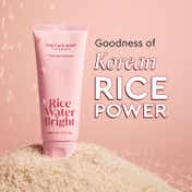 The Face Shop Rice Water Bright Foaming Cleanser - Best Korean Face Wash for Even Tone Skin (100ml)