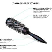 Denman Medium Hot Curl Brush 38mm D75 - Black & White