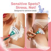 LetsShave Evior 3 Sensitive Razor for Women  1 Handle 1 Blade Smooth Full Body Shave