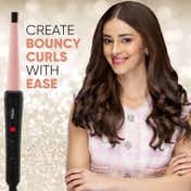 Vega I-Curl Hair Curler for Women with Ceramic Coated 0.5 inch-1 inch Barrel (VHCH-05)