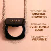 Lakme Forever Matte Compact Smooth Finish Lasts for 12 Hrs Even Toned Look - Pearl (9 g)