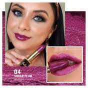 Oulac Metallic Shine Lipstick - 04-Sugar Plum (4.3 g)
