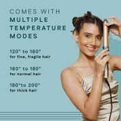 Winston Hair Curler Tong with Adjustable Heat Setting - Grey