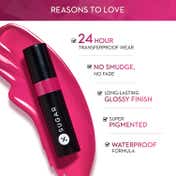 SUGAR Cosmetics Partner In Shine Transferproof Lip Gloss - 05 Mauve Malbec (3 ml)