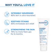 Bioderma Atoderm Intensive Ultra Soothing Baume-Ceramides & Canola Oil-Eczema Prone Skin (45ml)