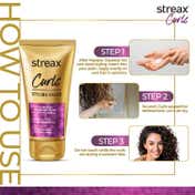How to Use - Streax Curls Styling Cream Curl Defining Leave-In (150 g)