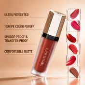 PAC Timeless Matte 12H Longlasting Rich Pigment One Swipe Payoff Smudgeproof - Wild Pink (6.5 ml)