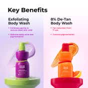 Foxtale Hula Hoop Silk Skin Kit Exfoliating Body Wash + Exfoliating Body Scrub (4 pcs)