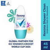 Rexona Shower Clean Roll On Antiperspirant Deodorant for Women (45 ml)