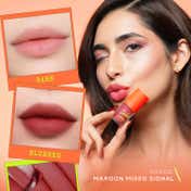 Renee Delulu Blurring Matte Liquid Lipstick - Maroon Mixed Signal (4 ml)
