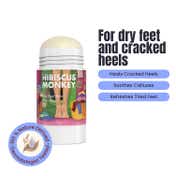 Hibiscus Monkey Foot Balm for Cracked Heels & Dry Feet, No Urea (50 g)