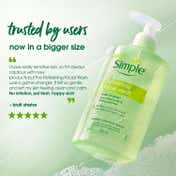 Simple Refreshing Facial Wash 100% Soap Free Perfect for Sensitive Skin (250 ml)
