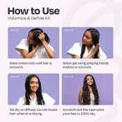 Manetain Set Of Volume Gel & Curl Cream (2 pcs)
