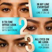 Lakme 9 to 5 Eyeconic Kajal Pencil, Smudgeproof Waterproof Lasts up to 24H - Classic Brown (0.35 g)