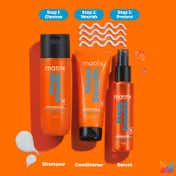 Matrix Mega Smooth Anti-Frizz Shampoo with Shea butter - 4-Days Frizz Control (200 ml)