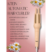 Ktein Automatic Hair Curler with Adjustable Temperature