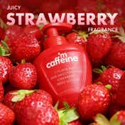 mCaffeine 11% AHA BHA Strawberry Body Lotion for Smooth Skin (200 ml)