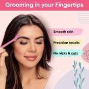 Vega Eyebrow Shaper for Women, Face Razor for Upper Lip & Facial Hair Removal ESS-01 (3 pcs)