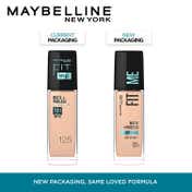 Maybelline New York Fit Me Matte + Poreless Liquid Foundation SPF 22 - 125 Nude Beige (30 ml)