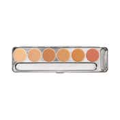 KRYOLAN Dermacolor Camouflage Creme Palette 6 Colors - Delhi3 (20 g)