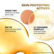 Lakme Sun Expert Tinted Matte Fluid SPF 50 Sunscreen 1% Ceramide - Beige (50ml)