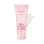 The Face Shop Rice Water Bright Foaming Cleanser - Best Korean Face Wash for Even Tone Skin (100ml)