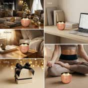 Seva Home Heirloom Classic Berries Rose Gold Candle