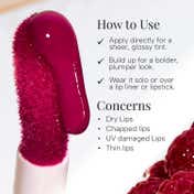 Ras Luxury Skincare Super Plump Lip Oil Gloss - Black Cherry Glow (9 ml)