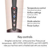 Dyson Airstrait Straightener - Ceramic Pink or Rose Gold