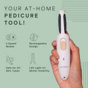 WINSTON Electric Callus Remover for Dead Skin Removal Pedicure Device - White (1 pc)