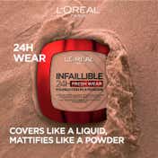L'Oreal Paris Infallible 24H Fresh Wear Foundation in a Powder - Sienna 355 (9 g)