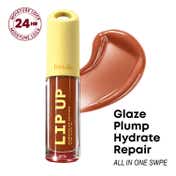 Foxtale Plumping Ceramide Lip Balm for Hydrated & Smooth Lips with Gloss Finish - Tiramisu (3.5 ml)