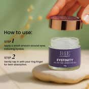 BiE Eyefinity Under Eye Gel with Gold, Stem Cells for Dark Circles,Wrinkles & Puffiness (15 g)