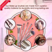 Majestique Professional Face and Eye Makeup Brush Set (6 pcs)