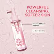 The Face Shop Rice Water Bright Light Cleansing Oil – Korean Makeup Remover & Oil Cleanser for Glowing Skin (150 ml)